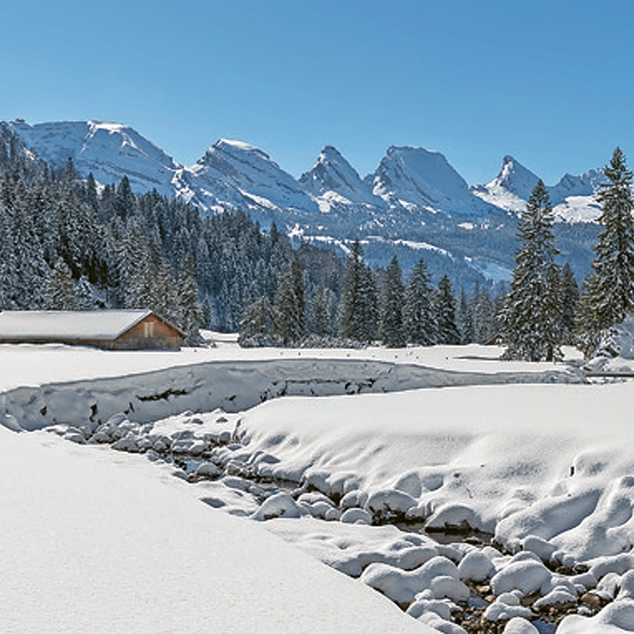 Touristische Highlights - Blick auf den Säntisriesen